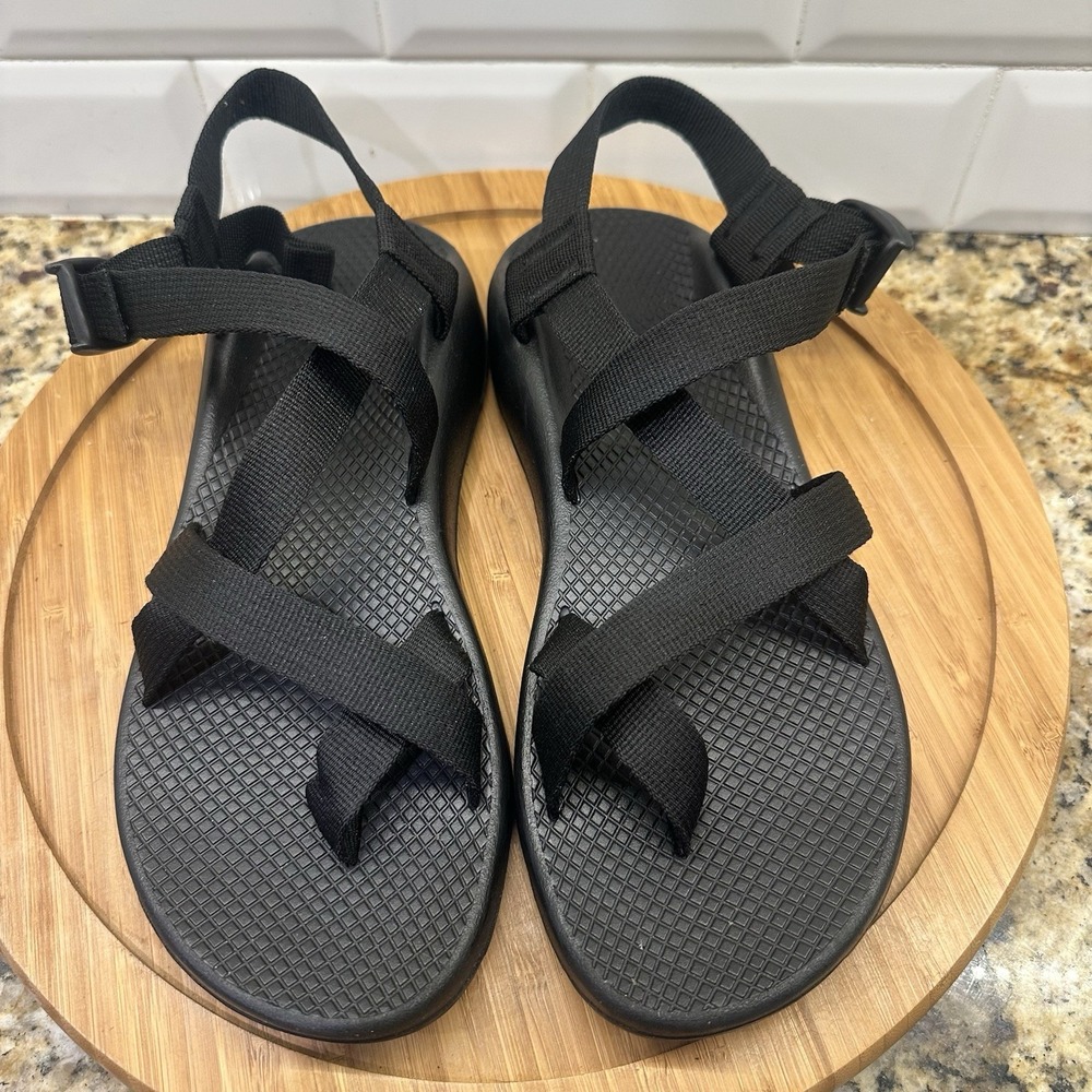 Chaco Z/2 Adjustable Strap Classic Sandals Women 10 Black Hiking Granola Camp